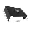 ARTIBETTER Steel Desktop Monitor Riser Ergonomic Computer Monitor Shelf Compact Black Heighten Rack for Home Office Use view 2