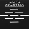 ARTIBETTER Steel Desktop Monitor Riser Ergonomic Computer Monitor Shelf Compact Black Heighten Rack for Home Office Use view 3