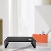 ARTIBETTER Steel Desktop Monitor Riser Ergonomic Computer Monitor Shelf Compact Black Heighten Rack for Home Office Use view 4
