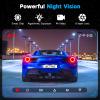 4K Dash Cam Front and Rear/Inside, Car Mount Dash Camera with 5G Wi-Fi, GPS, 3" IPS Screen, 64GB SD Card Included, Night Vision, G-Sensor, 24H Parking Mode, Loop Recording, APP Control, Black view 4