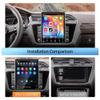 2+64G Car Stereo for Mercedes-Benz ML350 GL450 2007-2011 with Carplay Android Auto GPS 9.7" Touchscreen Android 14 Car Radio Player w/Split Screen WiFi Bluetooth FM RDS Mirror Link SWC Backup Camera view 3