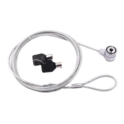 1 Sets Notebook Pc Lock Security Security China Cable Chain with Key Notebook Pc Laptop Cable Chain with 2 Key
