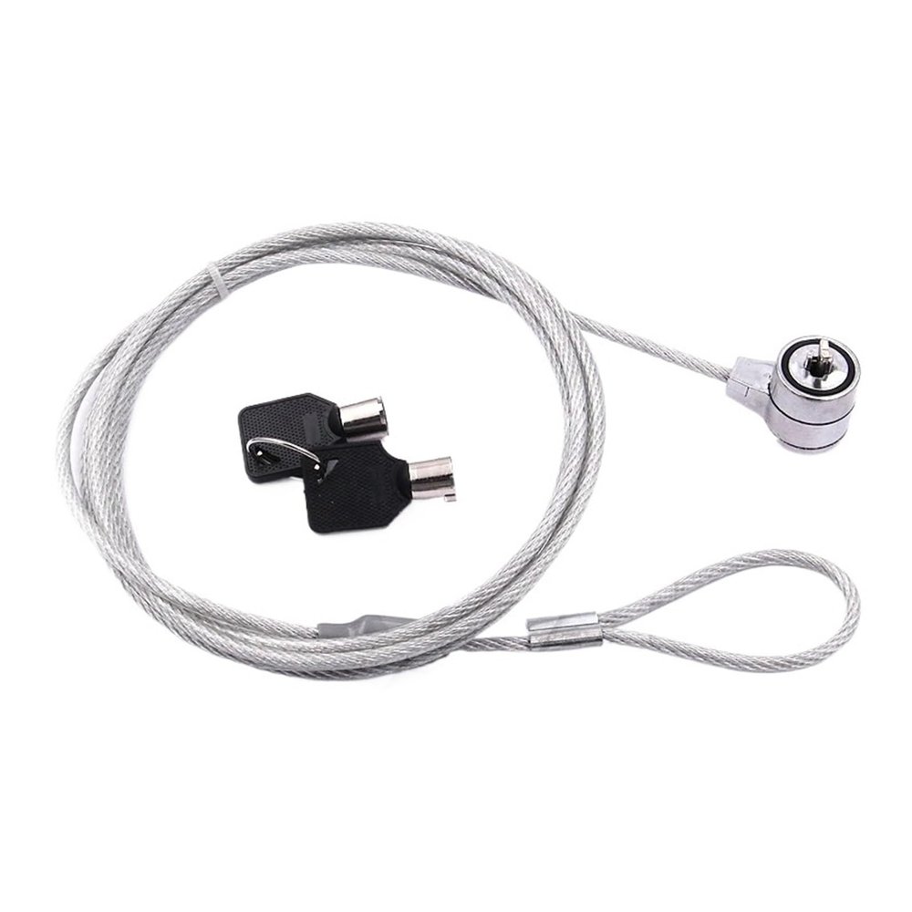 1 Sets Notebook Pc Lock Security Security China Cable Chain with Key Notebook Pc Laptop Cable Chain with 2 Key