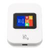 ACOGEDO 4G Portable 44in Color Screen Mobile Hotspot Router with SIM Card Slot for Phone Tablet Laptop Access Use 3G Regions to Users is High Speed in Asia Asia Africa The Users Portable (White) view 4