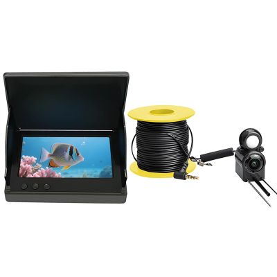 yeeplant Hd 8808 Fishing Camera, 4.3-Inch Underwater Monitor, Waterproof with Night Vision, Ideal for Sea and Ice Fishing