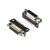 2/5Pcs DR9 DR15 DR25 DR37 Hole/Pin Female/Male Right Angle Welded d-sub Connector RS232 Serial Port Adapter DB9 9/15/25/37 pin(DR15 Female,5Pcs) view 1