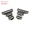 2/5Pcs DR9 DR15 DR25 DR37 Hole/Pin Female/Male Right Angle Welded d-sub Connector RS232 Serial Port Adapter DB9 9/15/25/37 pin(DR15 Female,5Pcs) view 2
