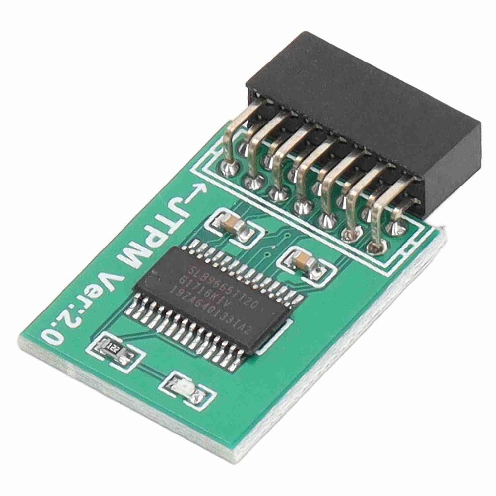 Kelawoly TPM 2.0 Module, 14 Pin LPC Encryption Security Board for Z590 B560 H510 Compatible Motherboards with Enhanced Data Protection and BitLocker Support