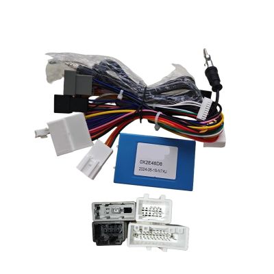 Car Audio 16PIN Android Power Calbe with Box Compatible with Nissan Teana 2008-2012 DVD Player Wiring Harness Adapter