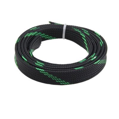 Cable Sleeves Multi-Color Insulated Expandable Sleeve Braided High Density Protection Wire Wrap Sleeving(Color 5,12mm,3.0 Meters)