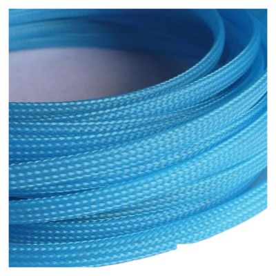 Cable Sleeves 1/10M High Density PET Braid Sleeving Expandable Sleeve Wire Wrap Insulated Protector Sheath(Color 4,10mm,1 Meter)