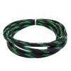 Cable Sleeves Black Green Braid Sleeve High Density Sleeving Cable Wrap Sheath for Electric Cables(16mm,2 Meters) view 1
