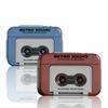 Mini Cassette Player - Retro Cassette Sound, Retro Sound Keychain, Mini Recordable Gift for Birthday Valentine's Day (Red+Blue) view 1