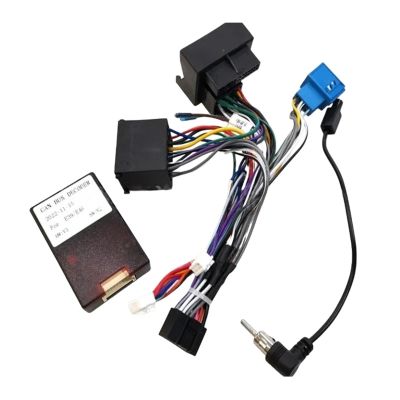 16PIN Wiring Harness Plug Power Cable Box Compatible with BMW E39/ E46/ E53 X5 1996-2006 Android Car Radio