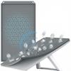 Tedubax Protective Cover Case for Starlink Performance Gen 3 Satellite Dish, Silicone Hail Protector Cover for Starlink Performance Gen 3, Waterproof,Impact Resistant to Rocks/Sand/Hail,Grey view 1