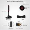 BAOZMINAN TV Antenna Indoor Long Range with Dual Amplifier Signal Booster, Support 4K 1080p Fire Stick for Smart TV and Older Televisions, 360 Reception High Gain HD Digital Aerial, 16.5ft Coax Cable view 4