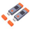ASHATA 2026 Upgrade Wireless HDMI Transmitter and Receiver 164FT/50M, 4K Decoding 1080P Output Wireless HDMI Extender, 2.4G 5.8G Plug and Play, with LED Display view 1