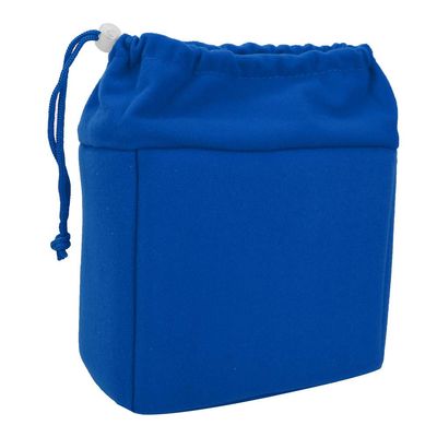 ACOGEDO Shockproof DSLR Camera Lens Insert Bag Padded Case With Drawstring Protect Camera Can Lens The Has The Sponge in Shock Which Thickened Performance Insert BagPa (Dark Blue)