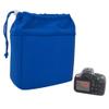 ACOGEDO Shockproof DSLR Camera Lens Insert Bag Padded Case With Drawstring Protect Camera Can Lens The Has The Sponge in Shock Which Thickened Performance Insert BagPa (Dark Blue) view 2