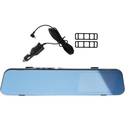 ARTSEWPLY Rearview Mirror Dash Camera with 1080p High-Definition Recording and Backup Camera for Vehicle Parking Assistance and Driving Safety