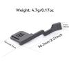 Camera Metal Thumbs Up Grip Handgrip for Canon R50V Camera, Aluminum Thumb Rest Hot Shoe Secure Lock (Black) view 2
