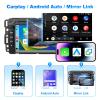 Android 14 Car Radio Stereo for Chevy Silverado/GMC Sierra/Buick/Chevrolet, Apply Carplay Andriod Auto 7 Inch 1280*720 QLED IPS Touchscreen Head Unit with GPS Navi BT WiFi/4G LTE SWC 6GB RAM 128GB ROM view 2