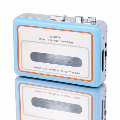 VELATEMOR Cassette Tape Player | Dual Speakers & 3.5mm Headphone Jack, USB Cassette to MP3 Converter for Easy Digital Conversion