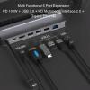 ASHATA 6 in 1 Docking Station for Deck for ROG Ally, 6 in 1 Game Console Dock with 4K 60Hz HDMI RJ45 Gigabit Ethernet 100W PD Charging USB A USB 3.0 Ports view 2