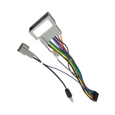 40pcs Car Audio DVD Player 16 PIN Android Power Cable Adapter Compatible with Honda for CRV for BRV for HRV for Jazz Radio Wiring Harness
