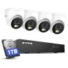 ANNKE 8CH 5MP PoE Security Camera System, 1TB HDD, 4pcs 3K Outdoor IP Cams view 1