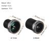 MECCANIXITY CCTV Camera Lens Wide-Angle 2.8mm 3MP F2.0 & 2.1mm 5MP for CCD Camera, 1 Set view 2