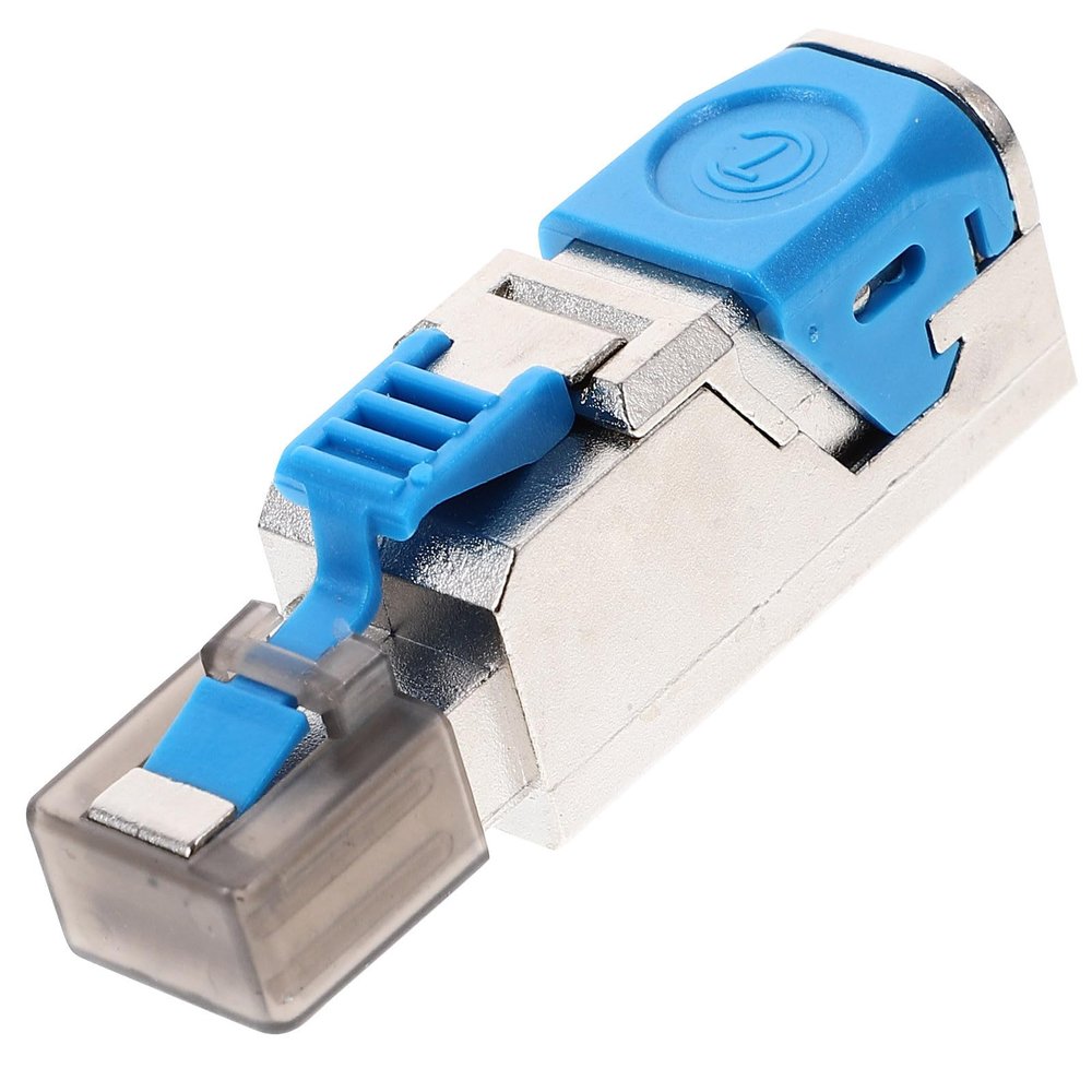 ARTIBETTER Shielded Rj45 Pass Through Connector Cat 7 Ethernet Network Modular Plug for LAN Cable Crimping, Compatible with Solid and Stranded Cables, High-Speed Data Transmission for Gaming