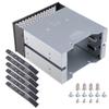 Aboiled 3.5 to 5.25 Three-Disc Hard Drive Cages for Computer Storage Expansion - Metal and Plastic Chassis Drives view 3