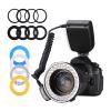Photography Rings Light with LCD Screen 7 Lighting Mode 8 Rings Adapters for Enhanceds Imaging Effects Camera Rings Flashes for DSLR view 2