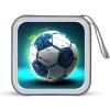 FekiLoot Cool Soccer Ball CD Case Hard Plastic DVD Disc Cases Storage Binder Portable Zipper CD Case Holder Large Storage Disc Wallet Bag for Car Home Travel(40 Capacity) view 1