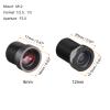 MECCANIXITY CCTV Camera Lens Wide Angle 12mm 5MP F2.0 & 8mm 720P F2.0 for CCD Camera, 1 Set view 2