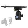 Aluminium Alloy Camera Flashlight Tripod Bracket Dual 1/4IN Screw DSLR Stand Compact Easy Carry view 2