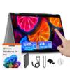 HP OmniBook X Flip 14" 2K Touch-Screen 2-in-1 Laptop, AMD Ryzen AI 7 350, 24GB LPDDR5X, 2TB Storage (1TB SSD+1TB Docking Station), AMD Radeon 860M, Backlit Keyboard, Wi-Fi 6E, Win 11 Pro, Silver view 1
