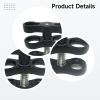 byepica 360 Degree Adjustable Light Arm Mount Diving Ball Head Clamp, 2 Pcs Aluminum Alloy Butterfly Clip, Black for Underwater Photography view 2