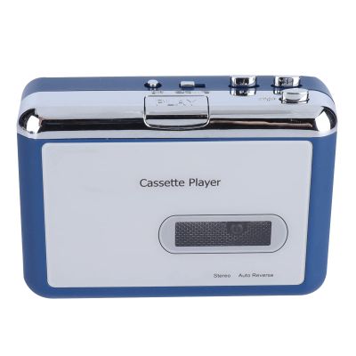 Solinder Cassette Player, Auto Reverse Tape Player with Output, Compact Cassette to Headphone Speaker for Music Transfer and Playback, 5 Function Buttons and Volume Adjustment Knob,