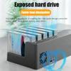 Desktop 5-Bay SSD/HDD Copier Offers Dual Cloning Functionality and Supports Both 2.5-inch and 3.5-inch SSD/HDD Storage Solutions. view 3