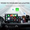 Wireless CarPlay Adapter for Toyota Sienna 2019-2025 2026, Convert Wired to Wireless CarPlay Adapter Plug and Play, Fast Auto-Connect,Black view 3