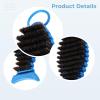 byepica 7.5 X 2.6 in, Fish-Shaped Bendable Cleaning Brush, Boar, Nylon, Steel Wire view 2