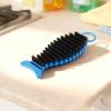 byepica 7.5 X 2.6 in, Fish-Shaped Bendable Cleaning Brush, Boar, Nylon, Steel Wire view 3