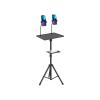 Adjustable Multimedia Stand,Floor-Standing Laptop Stand with Mouse Tray and Dual Phone Holders,Suitable for Indoor and Home Use view 1