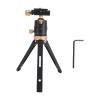 MAVIS LAVEN Desktop Tripod, Dual Angle Support 35 70 Degrees 2 Stage Height Adjustment 130 200mm 360 Rotating Base with Anti Slip Rubber Pads (Gold) view 1