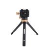 MAVIS LAVEN Desktop Tripod, Dual Angle Support 35 70 Degrees 2 Stage Height Adjustment 130 200mm 360 Rotating Base with Anti Slip Rubber Pads (Gold) view 3