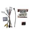 16Pin Car Wiring Harness Adapter with Canbus Box Decoder Compatible for Geely Emgrand GL Yuanjing EC7 Android Radio Power Cable view 2