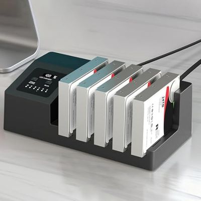 Desktop 5-Bay SSD/HDD Copier Offers Dual Cloning Functionality and Supports Both 2.5-inch and 3.5-inch SSD/HDD Storage Solutions.