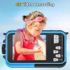 56MP 4K Underwater Autofocus 1250mAh 32GB Card, 11FT Waterproof Cameras, Floatable Digital Camera Underwater Camera for SnorkelingIPS HD Screen & 16X Digital Zoom, Diving, Rafting view 2